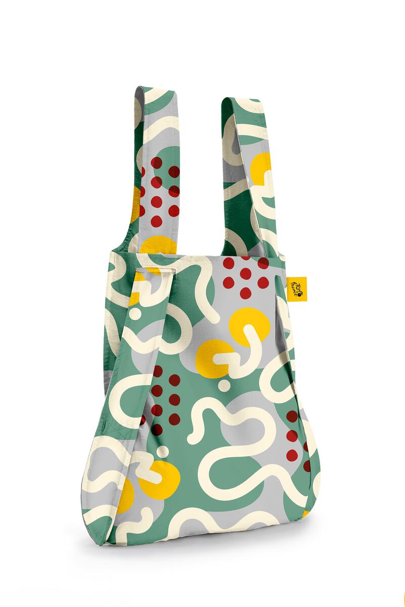 Notabag x Tour de France Reusable Shopping Tote Bag - Eco-Friendly Grocery Tote for Shopping, Beach, Travel & Daily Use