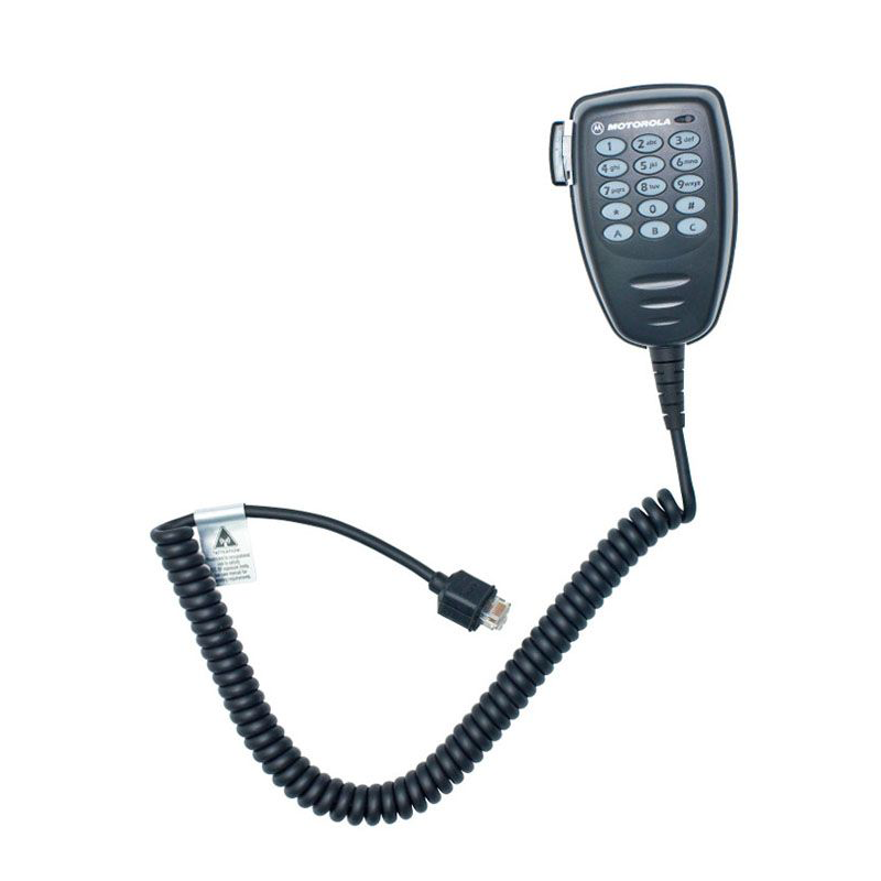 Motorola PMMN4089A Enhanced Keypad Microphone - Durable Two-Way Radio Accessory for Clear Communication | Perfect for Security, Construction & Emergency Responders