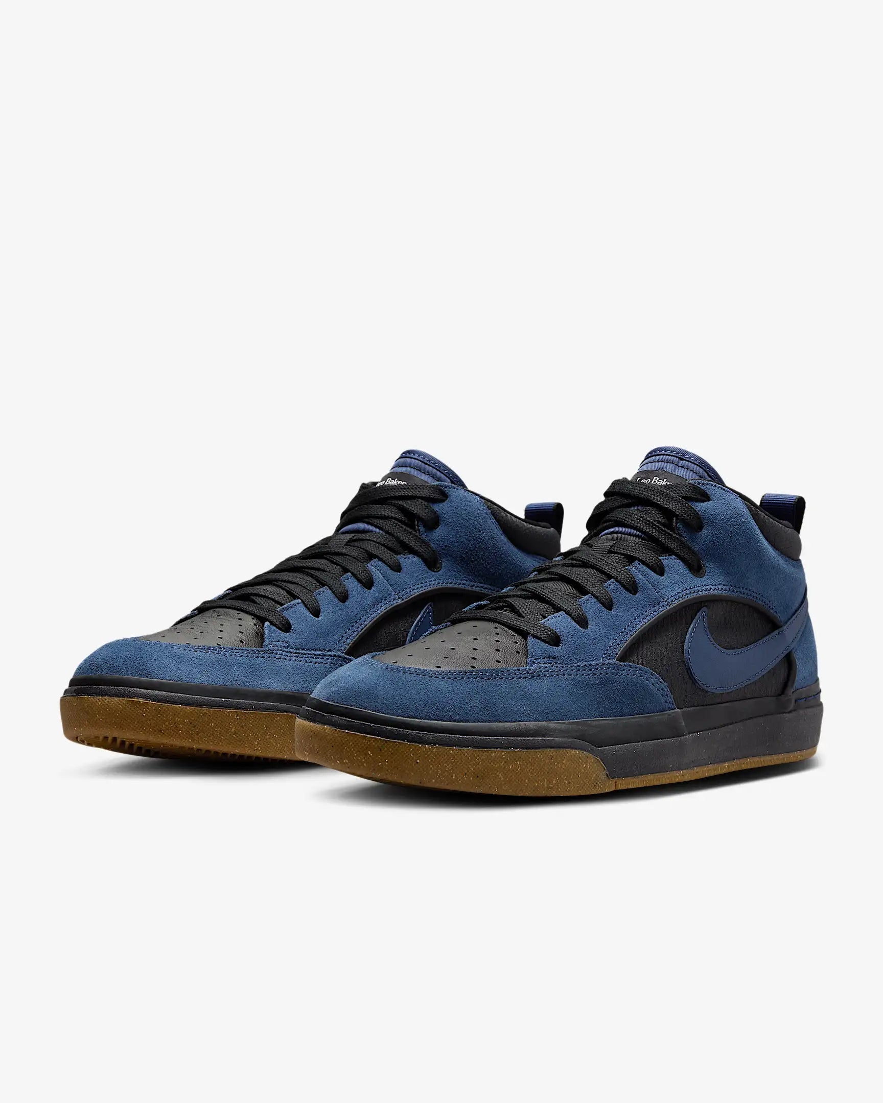 Nike SB React Leo Skateboarding Shoes for Men - Navy/Black/Anthracite - Lightweight & Durable Sneakers for Street Skating & Casual Wear