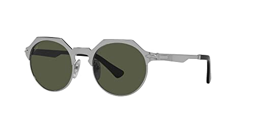 Brushed Silver/Green