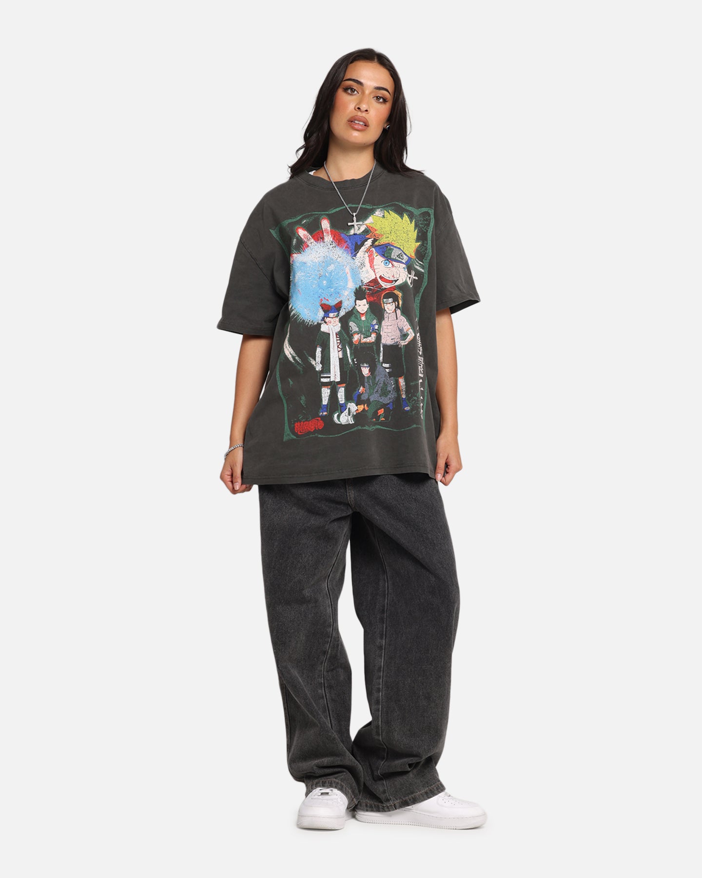 Naruto Sasuke Retrieval Heavy T-Shirt - Black Wash | Anime Graphic Tee for Men & Women | Perfect for Cosplay, Conventions & Casual Wear