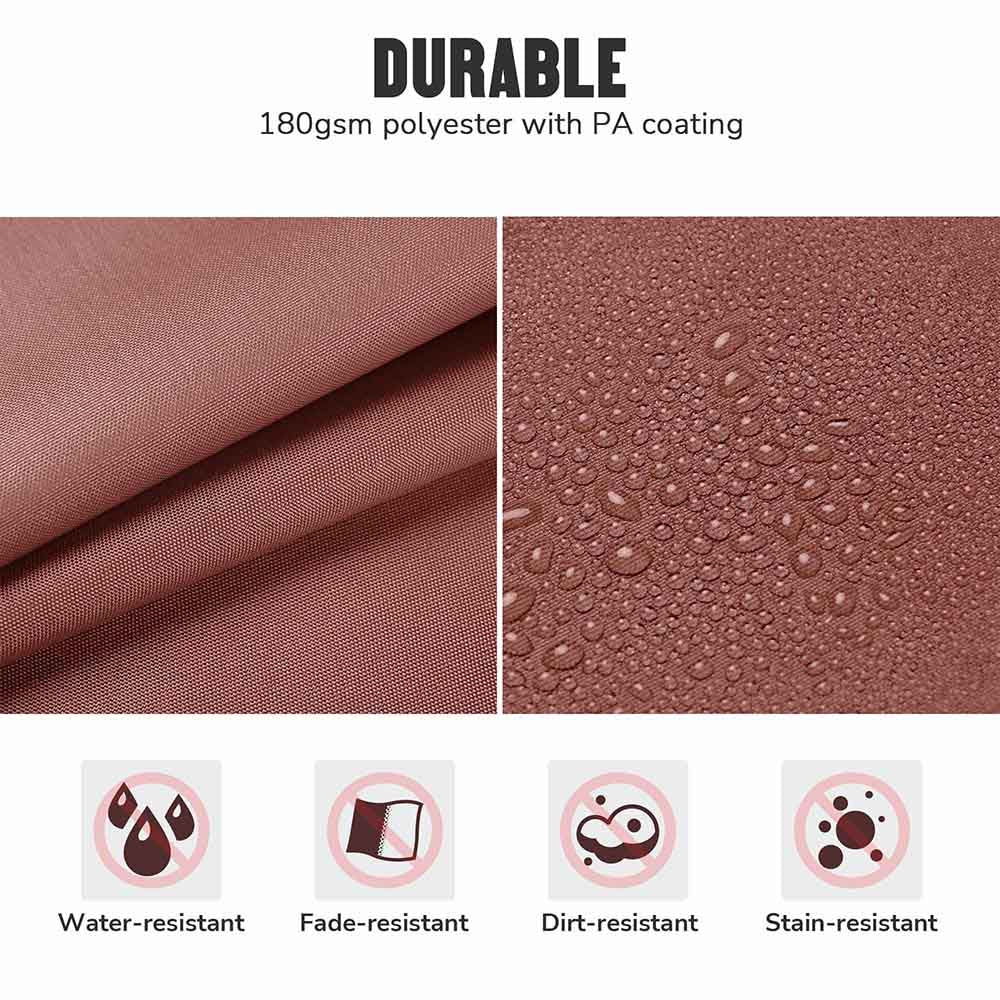 TheLAShop 76x44 Inch Outdoor Patio Swing Canopy Replacement - Durable Sun Shade Cover for Porch, Garden & Backyard Relaxation