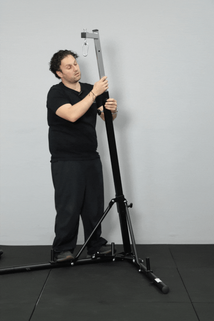 Foldable Body Iron Boxing Stand - Adjustable Heavy Bag Stand for Home Gym & Training | Perfect for Boxing, MMA, Kickboxing & Fitness Workouts
