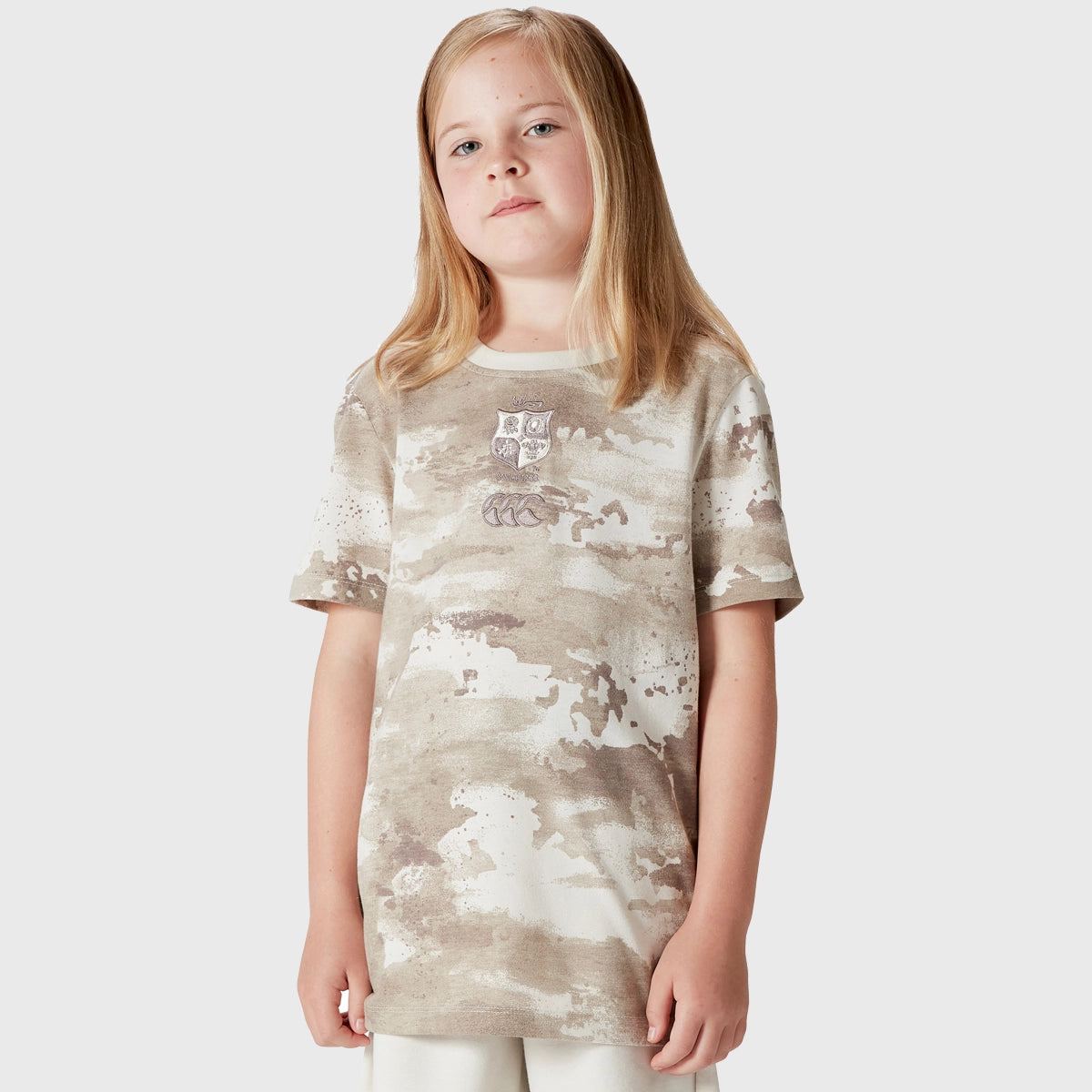 Canterbury British & Irish Lions Kids Camouflage T-Shirt - Rugby Fan Apparel for Boys & Girls - Perfect for Game Day & Outdoor Activities