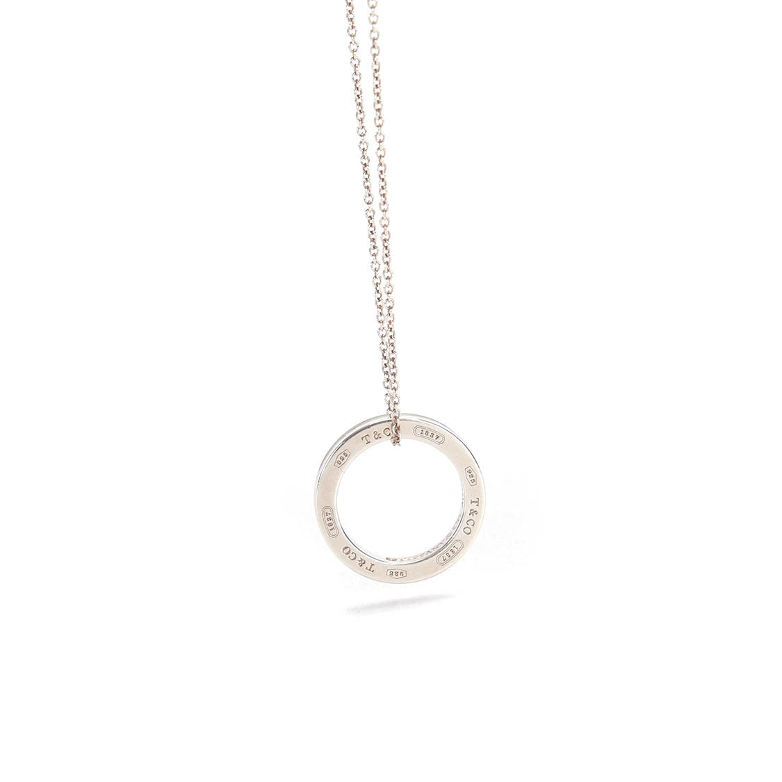 Sterling Silver 1837® Circle Pendant Necklace for Women - Minimalist Jewelry Gift for Her | Perfect for Everyday Wear, Date Nights & Special Occasions
