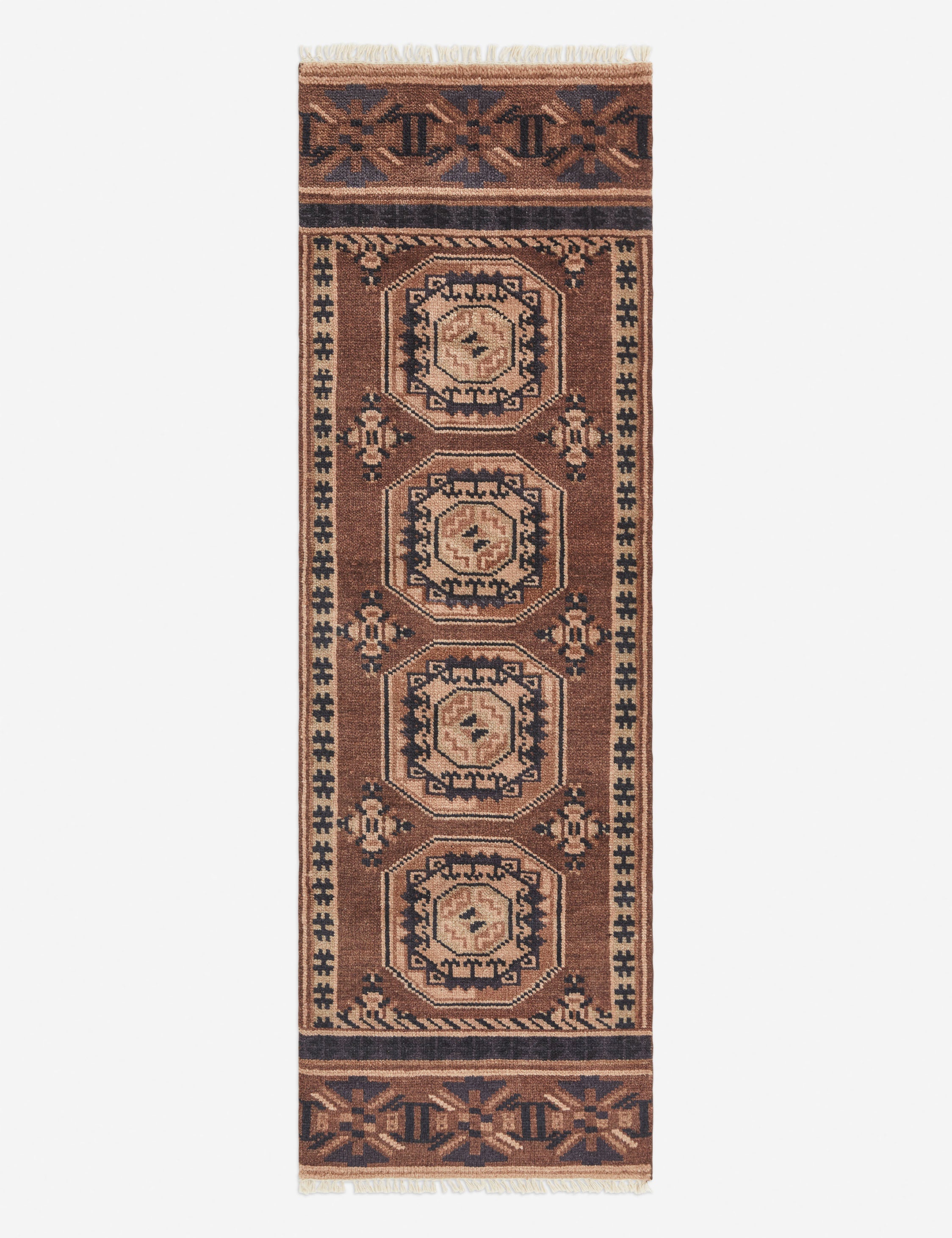 Hand Knotted Wool Rug Swatch - 18x18 Inch Premium Quality - Caprice Collection - Perfect for Living Room, Bedroom & Home Decor