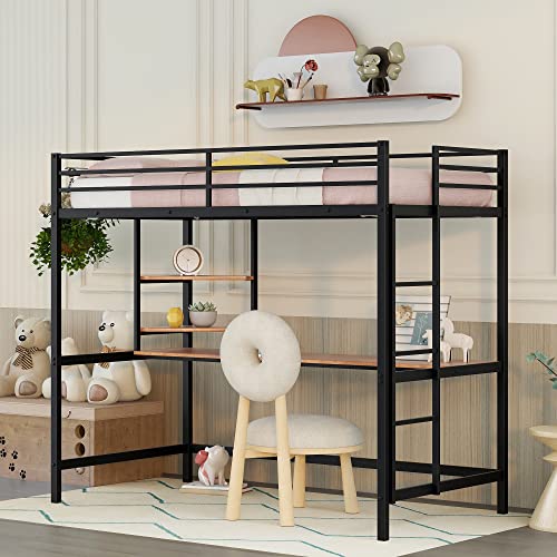 Black & Desk & Shelf