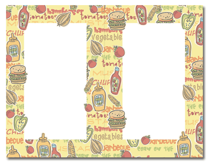 Grill Out 2-Up Invitations with Envelopes - Perfect for BBQ Parties, Outdoor Gatherings & Summer Events
