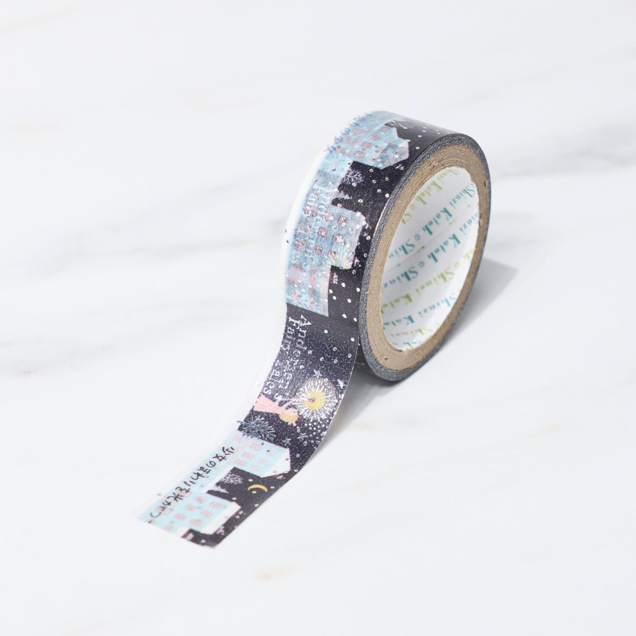 Fairy Tale Gems Andersen Masking Tape Set - Shinzi Katoh Kirapika & Seal Do - Decorative Washi Tape for Scrapbooking, Journaling, Gift Wrapping & DIY Crafts