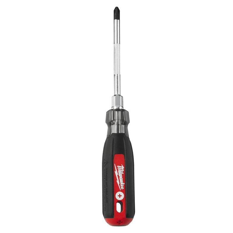 #2 Phillips 4-Inch Cushion Grip Screwdriver - 48-22-2812 | Ergonomic Hand Tool for DIY, Home Repair & Electronics Assembly