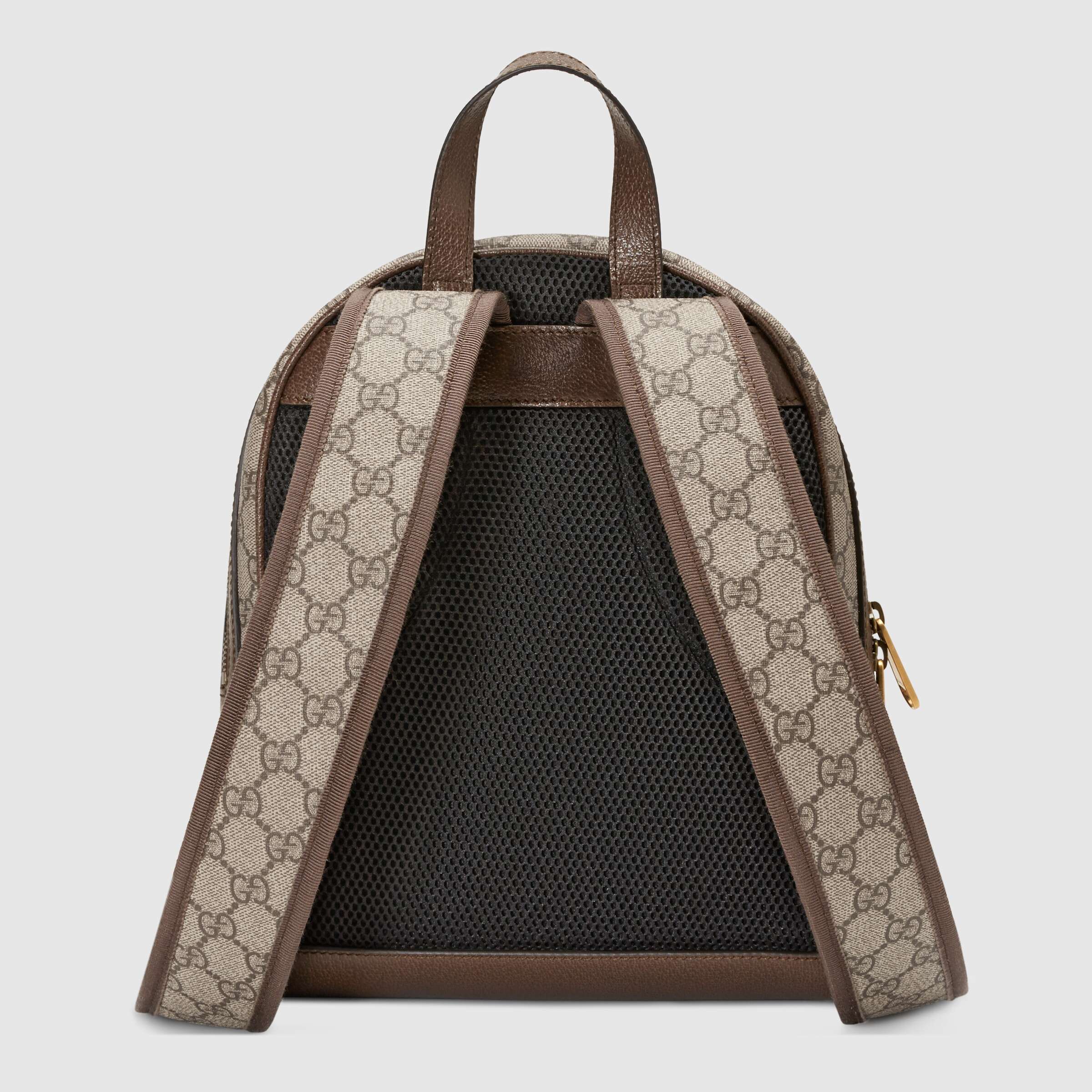 Gucci Ophidia GG Small Backpack for Women - Beige & Ebony Crossbody Bag | Fashionable Luxury Handbag for Travel, Work & Everyday Use