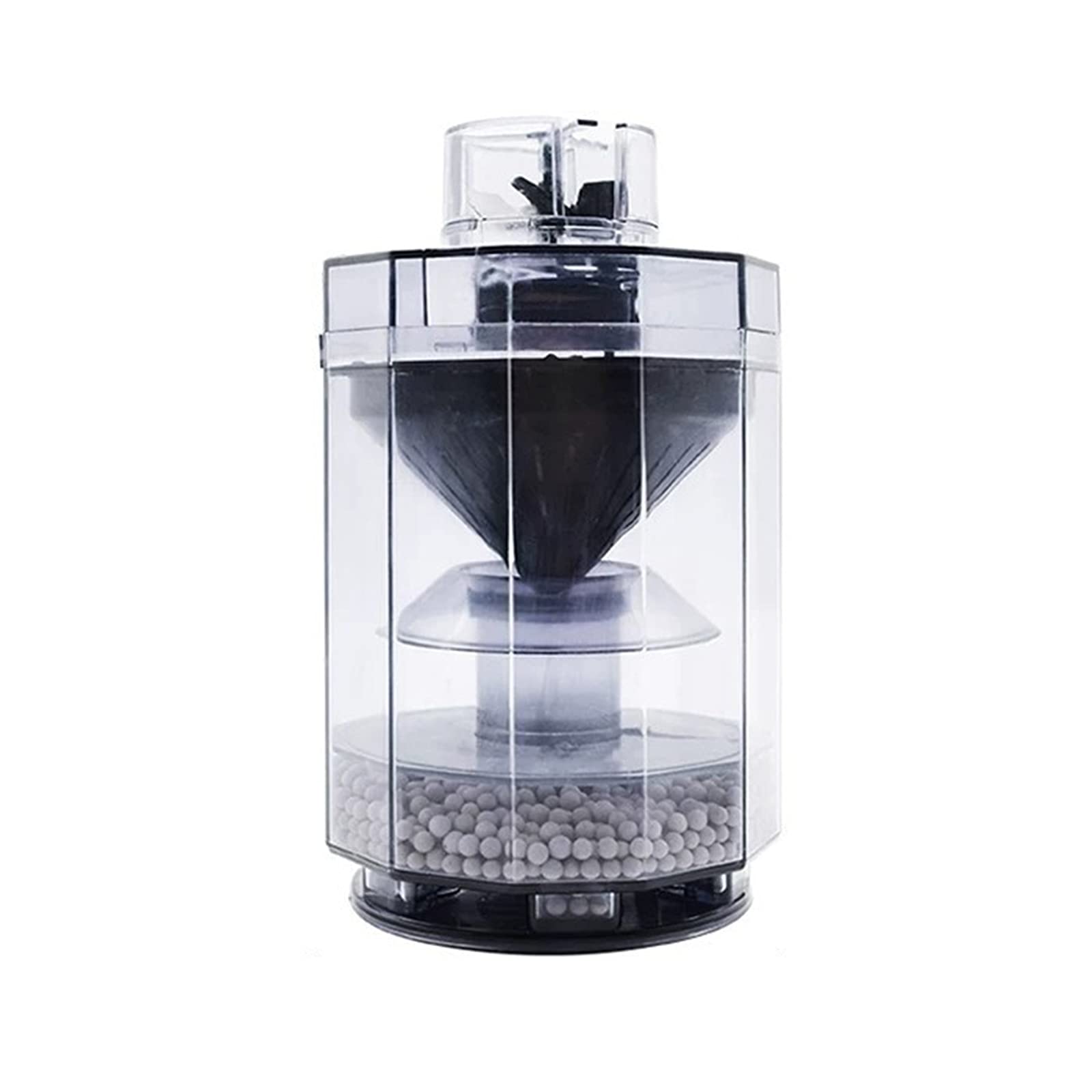 Syuantech Submersible Aquarium Water Pump - Fish Tank Filter with Bio Ceramic Media Balls, Oxygen Maker & Automatic Waste Cleaner for Freshwater & Saltwater Tanks - Perfect for Home, Office & Pet Store Aquariums