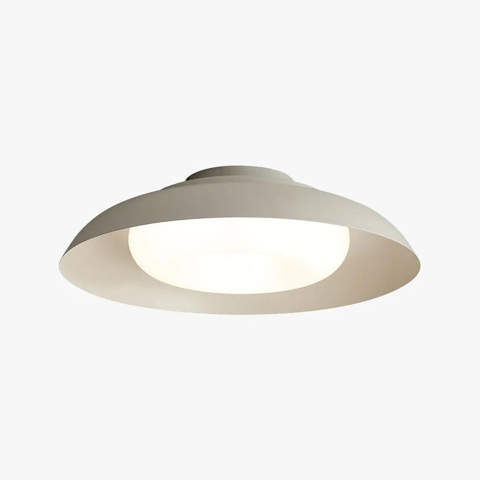 Modern White Disc Recessed Ceiling Light - Energy Efficient LED Downlight for Bedroom, Living Room & Hallway - Dimmable Ambient Lighting for Home Decor