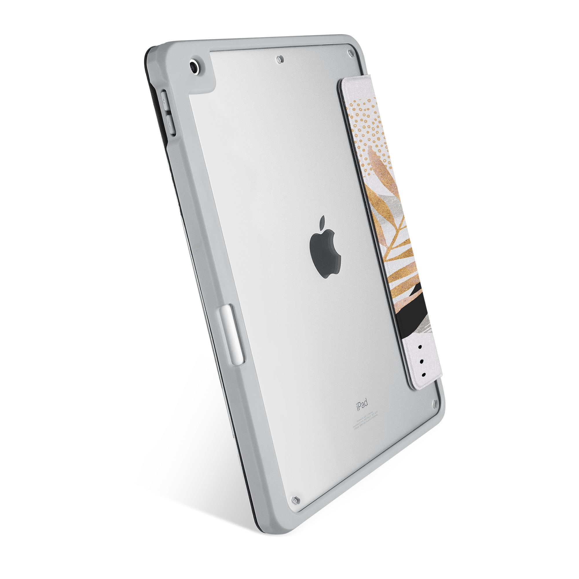 iPad 360 Elite Case - Marble Flower Design Protective Cover for iPad Air/Pro, Slim & Durable with Auto Sleep/Wake | Perfect for Work, Travel & Home Use