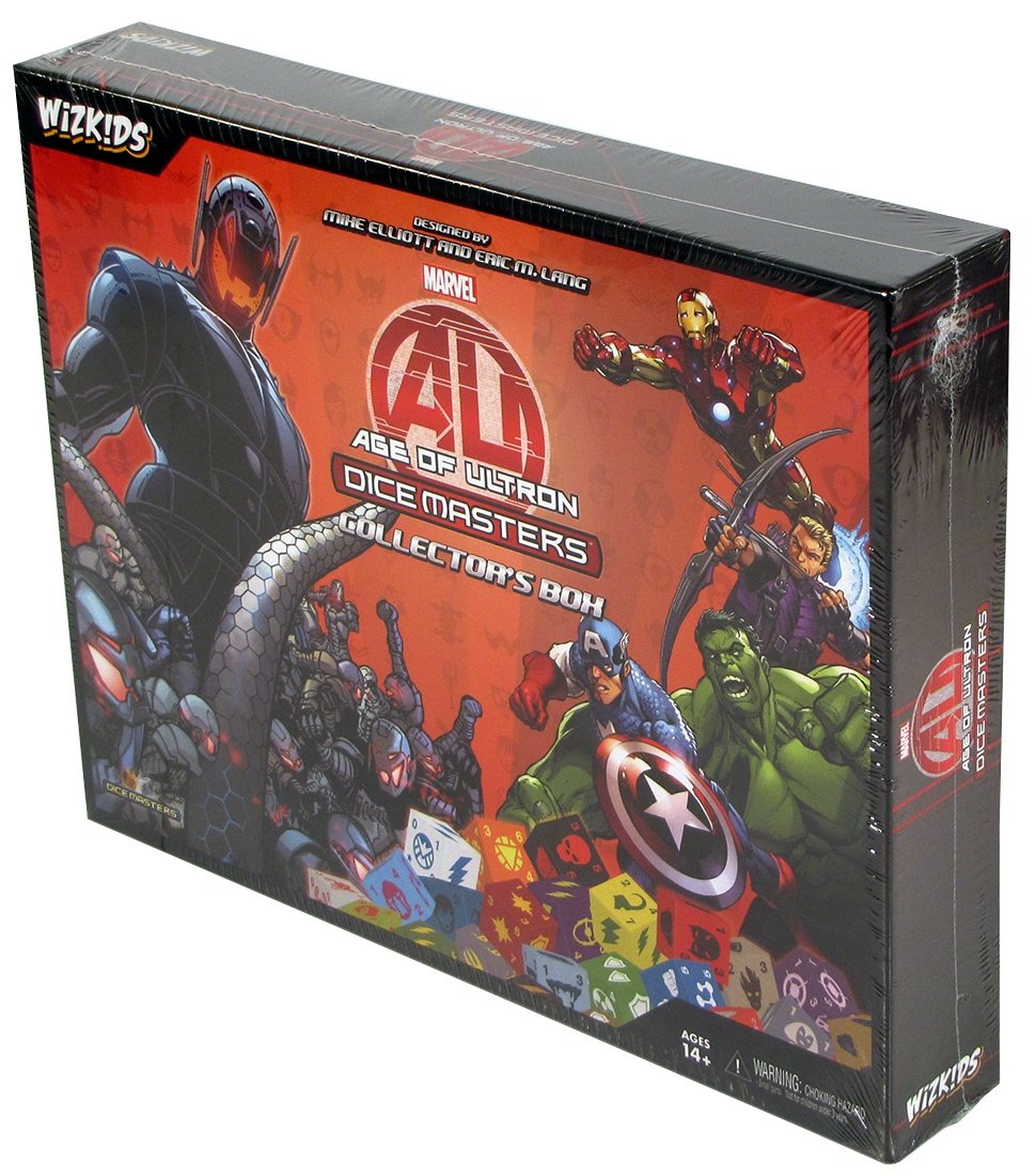 Marvel Dice Masters Avengers Age of Ultron Collector's Box - Strategy Board Game for 2 Players, Superhero Battle Game for Game Nights & Collectors