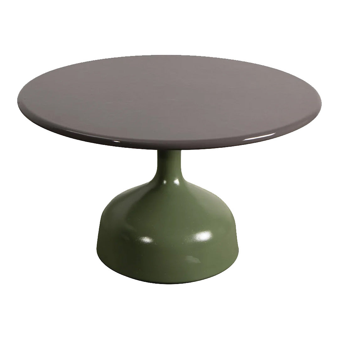 Modern Round Coffee Table with Tempered Glass Top - Large Size for Living Room, Lounge & Office Decor
