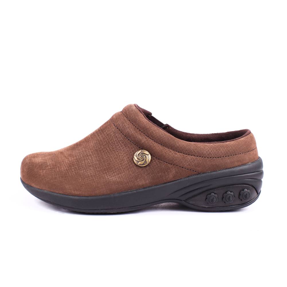 Molly Women's Comfortable Leather Clogs - Soft Slip-On Shoes for Women - Casual House Slippers & Garden Shoes for Walking, Errands, and Relaxing at Home