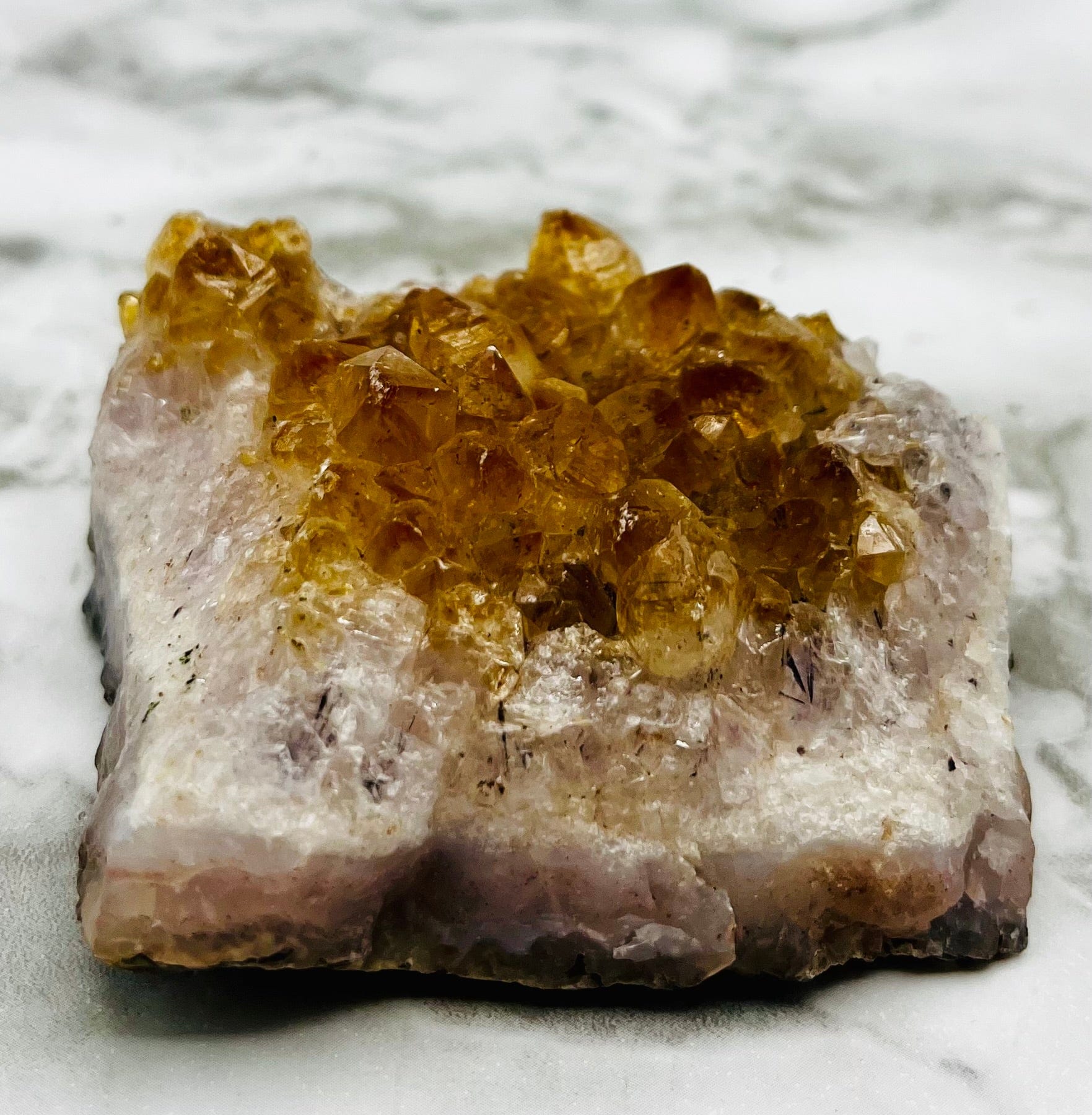 Natural Citrine Crystal Cluster - 39g Raw Citrine Stone for Healing, Meditation & Energy Work | Perfect for Home Decor, Reiki, and Spiritual Practices