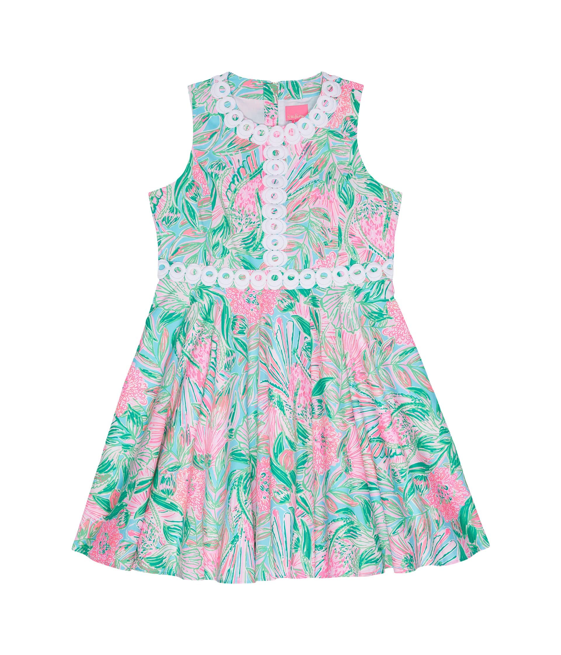Lilly Pulitzer Idala Dress for Girls - Floral Print, Toddler to Big Kids Sizes (2T-12) | Perfect for Birthday Parties, School Events & Summer Outfits