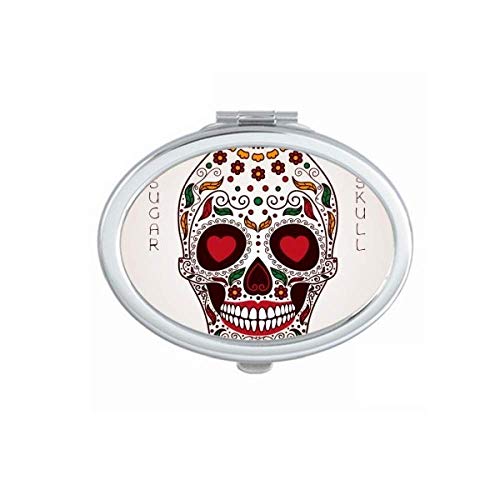 DIYthinker Portable Folding Double-Sided Makeup Mirror with Flower Cirrus Eyes Design - Perfect for Travel, Home Vanity, and Professional Makeup Artists