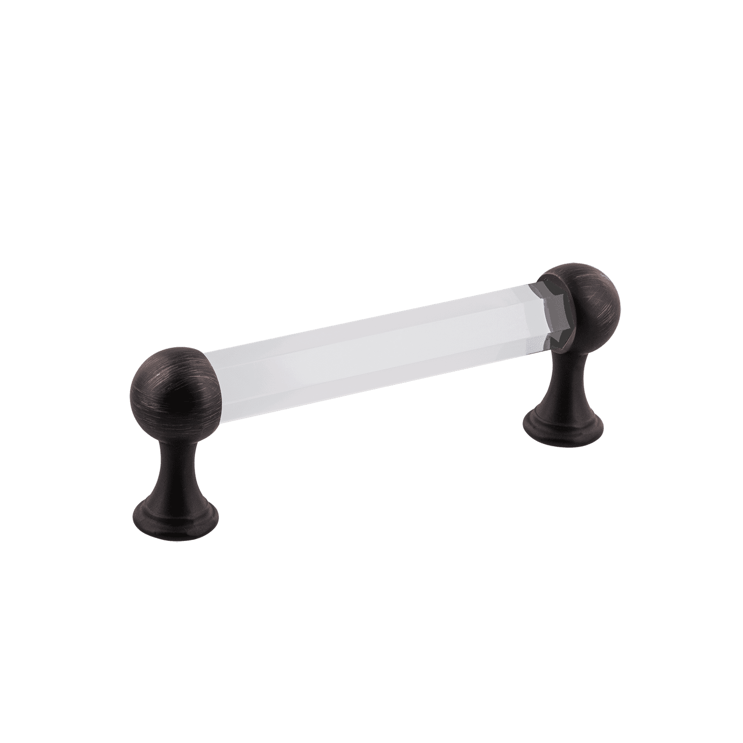 Timeless Bronze Crystal Cabinet Handle Pull - 3.75