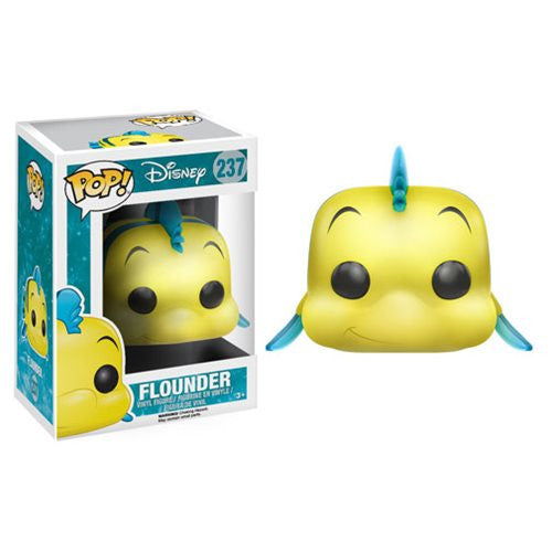Disney The Little Mermaid Flounder Pop! Vinyl Figure - Collectible Toy for Disney Fans, Home Decor, and Gift Giving