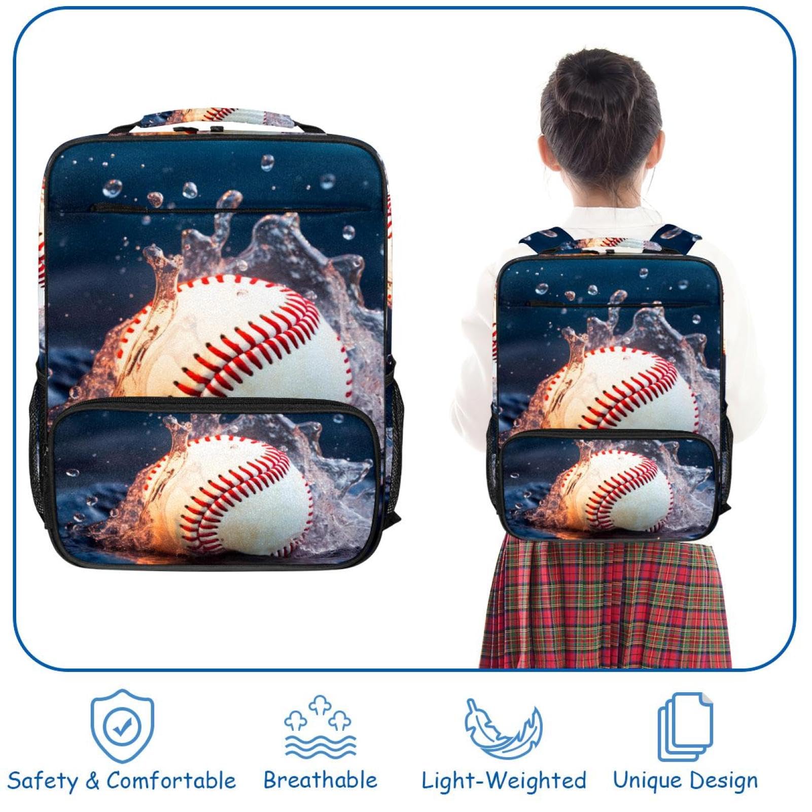**Lightweight Travel Backpack for Men & Women - Durable Work Backpack with Laptop Compartment, Water-Resistant Sports Backpack for Hiking, Gym, School & Daily Commute**
