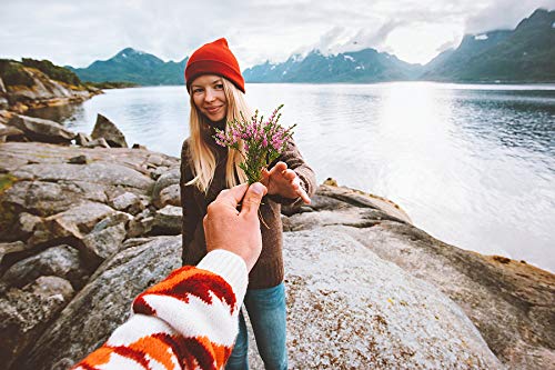 Mechaly Solid Long Cuffed Beanie Skullies for Men & Women - Warm Winter Hat for Outdoor Activities, Skiing, Snowboarding & Casual Wear