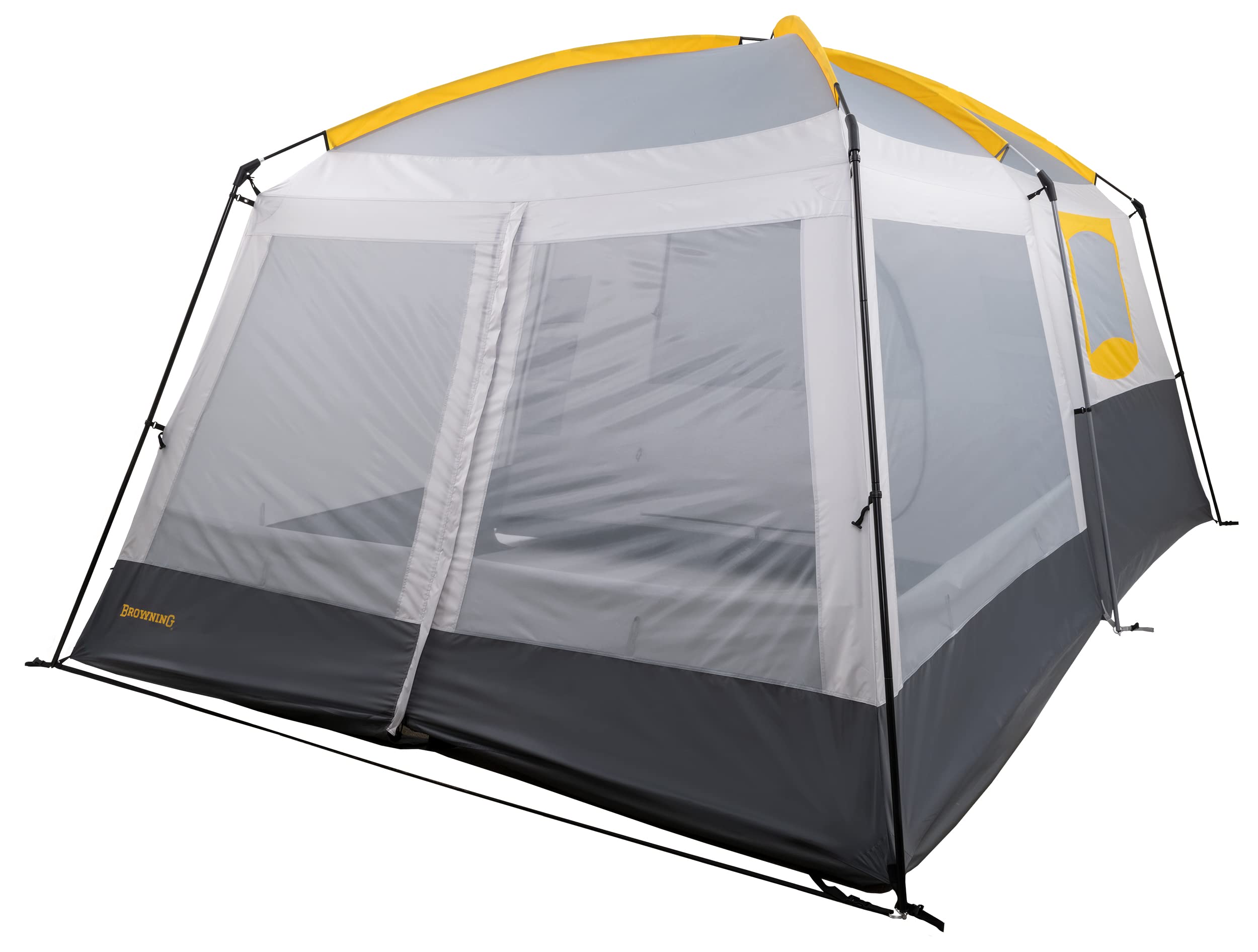 Browning Camping Big Horn Tent - 4 Person Waterproof Outdoor Dome Tent for Hiking, Backpacking & Family Camping - Lightweight & Easy Setup for Adventures