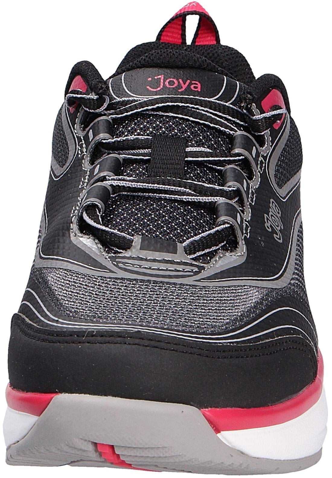 JOYA ID Zoom II Women's Black & Pink Textile Walking Shoes - Lightweight Comfortable Sneakers for Women, Perfect for Walking, Running, Gym Workouts and Daily Wear