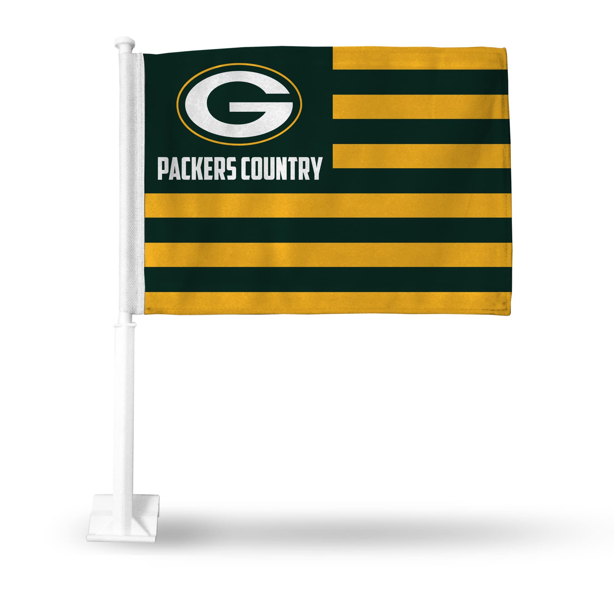 NFL Car Flag Double Sided - Officially Licensed Team Logo - Durable Polyester Car Accessory for Game Day Tailgating & Road Trips