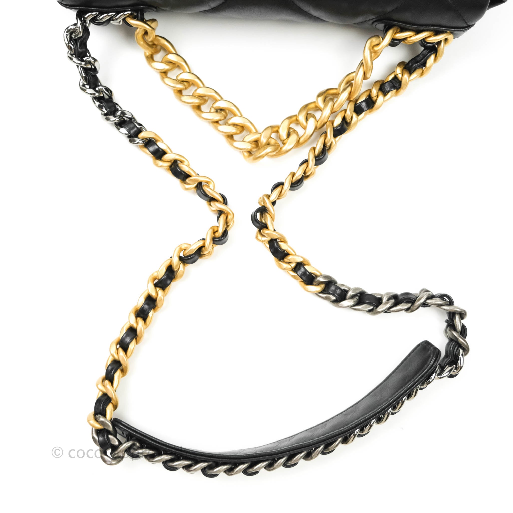 Chanel 19 Medium Flap Bag Black Mixed Hardware - Luxury Designer Handbag for Women, Perfect for Work, Travel & Evening Events