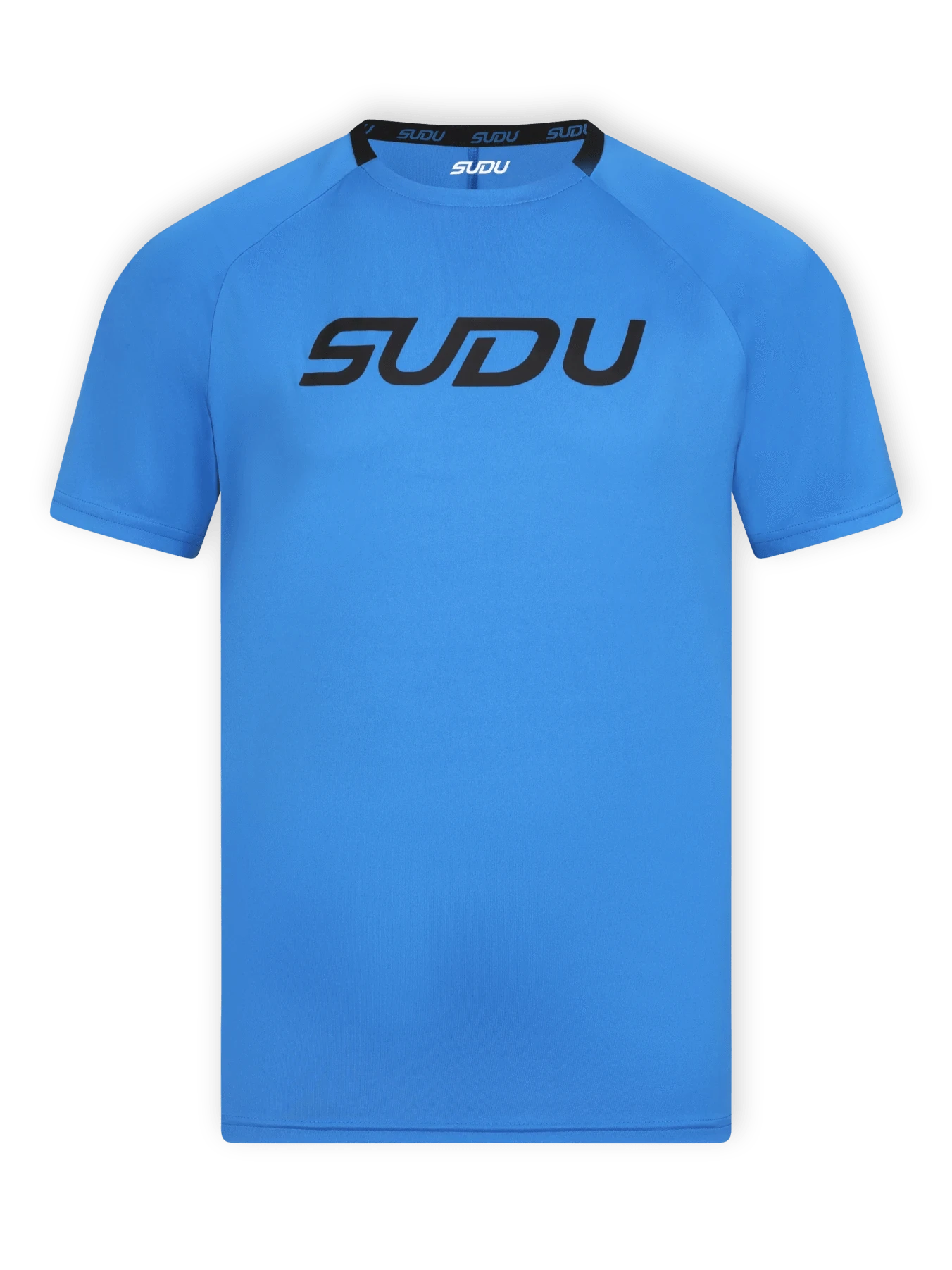 SPT 01 Embroidered Logo Cotton T-Shirt for Men - Classic Blue Crew Neck Tee - Perfect for Casual Wear, Gym & Everyday Outfits