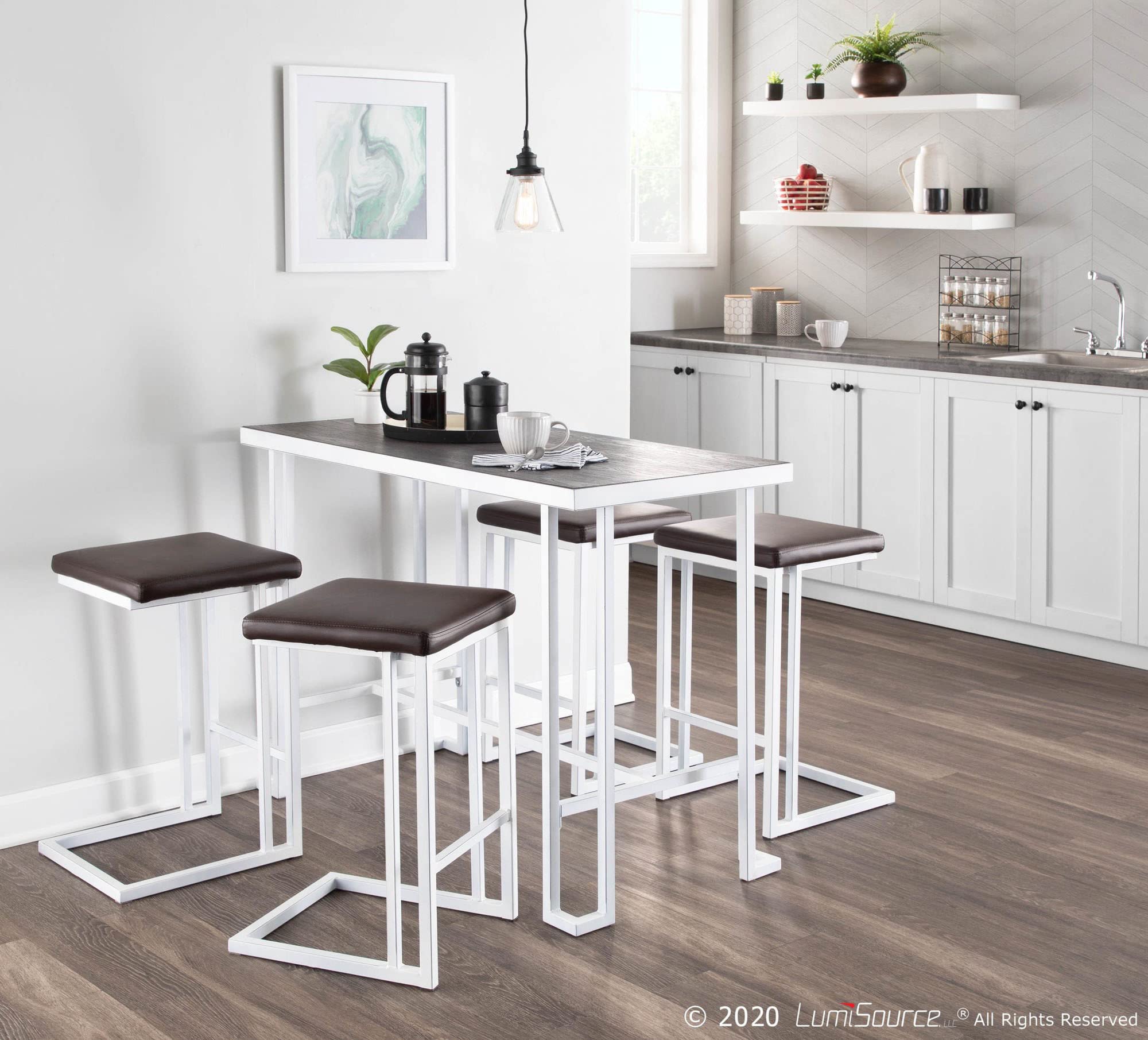 LumiSource Roman Counter Height Table - 36