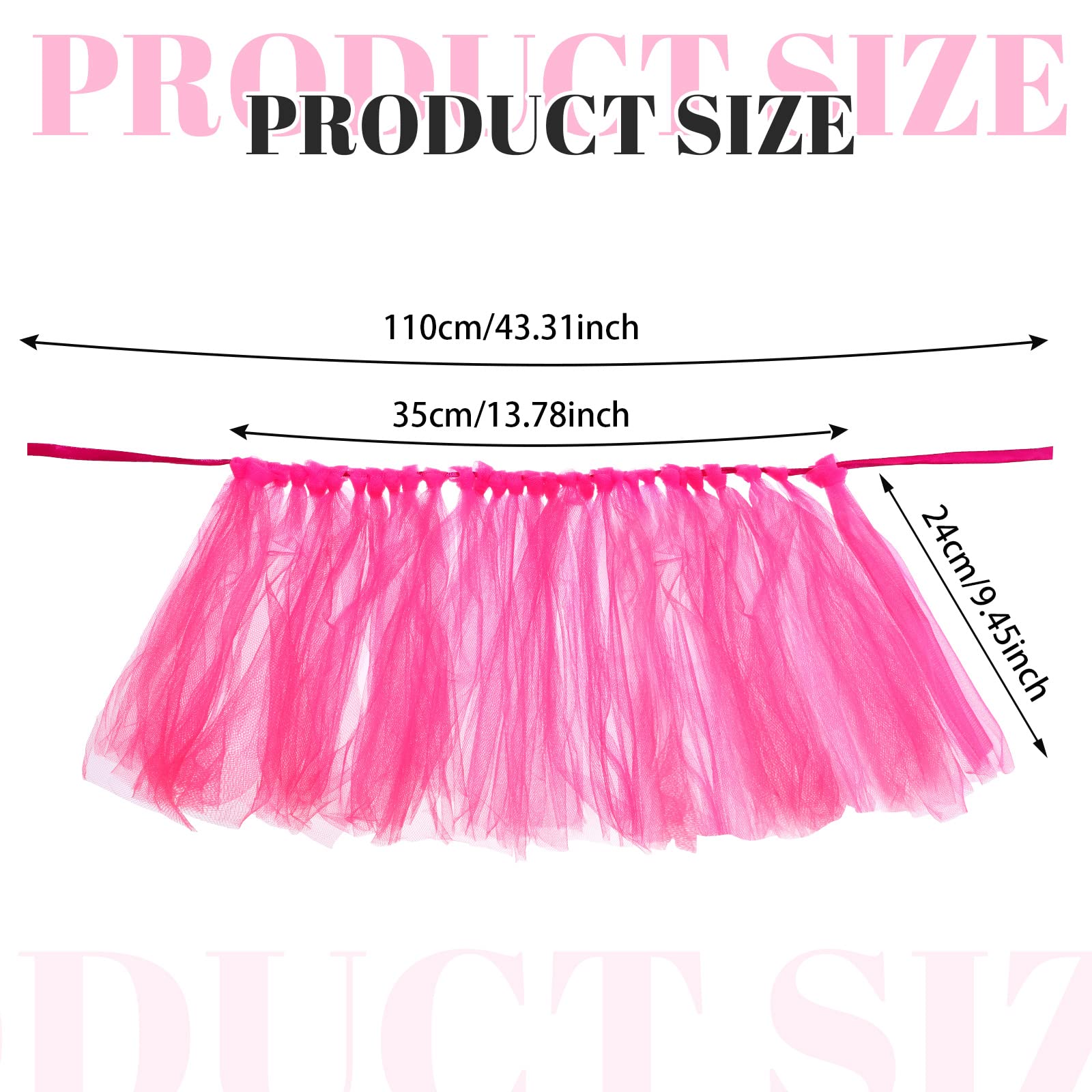 4-Piece Dog Tutu Dress Set - Cute Pet Tulle Skirt for Small Dogs & Puppies - Birthday Party Costume for Female Dogs & Cats - Perfect for Halloween, Photo Shoots & Special Occasions