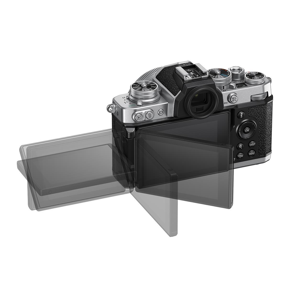 Nikon Z fc DX Format Mirrorless Camera with NIKKOR Z DX 16-50mm f/3.5-6.3 VR Lens (Silver) - Perfect for Travel, Vlogging & Street Photography