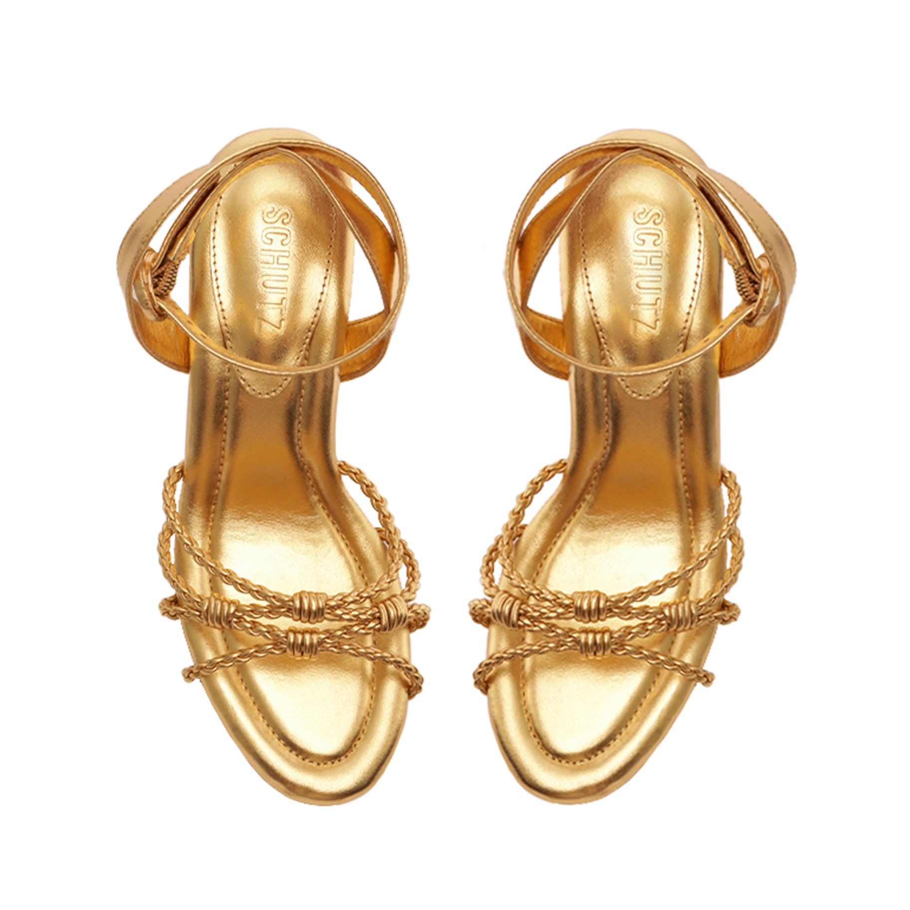Amara Nappa Metallic Sandals for Women - Comfortable Leather Dress Sandals with Stylish Metallic Finish | Perfect for Weddings, Parties & Summer Outfits