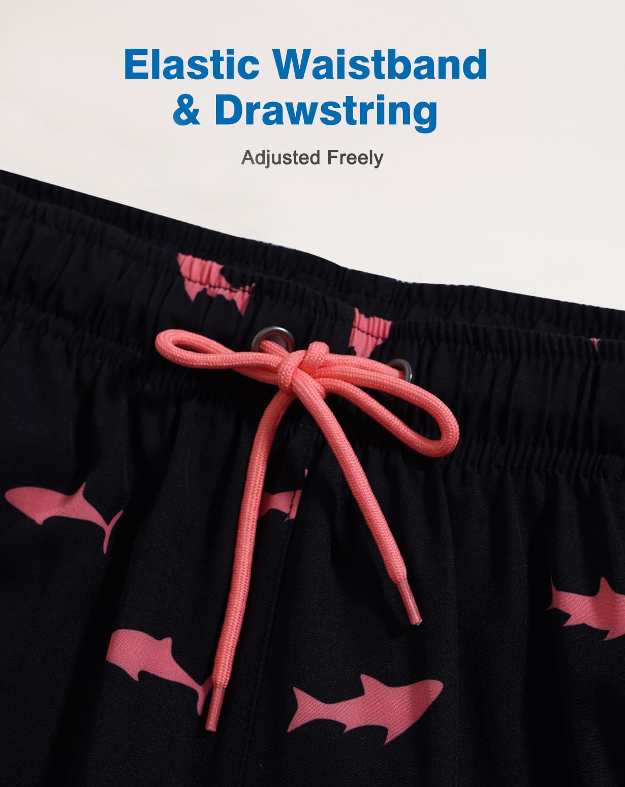 Men's Quick Dry Swim Trunks with Compression Liner - 5