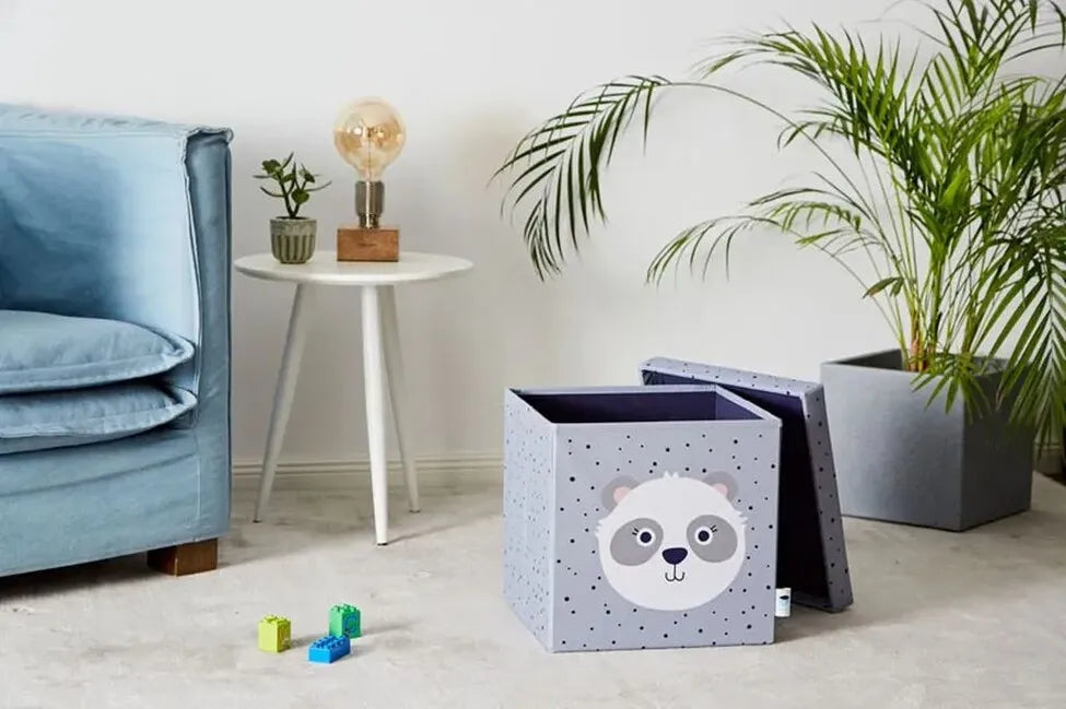 Soft Panda Shaped Kids Seating Cube - Cute Plush Stuffed Animal Chair for Toddlers & Children - Perfect for Playrooms, Bedrooms, and Reading Nooks