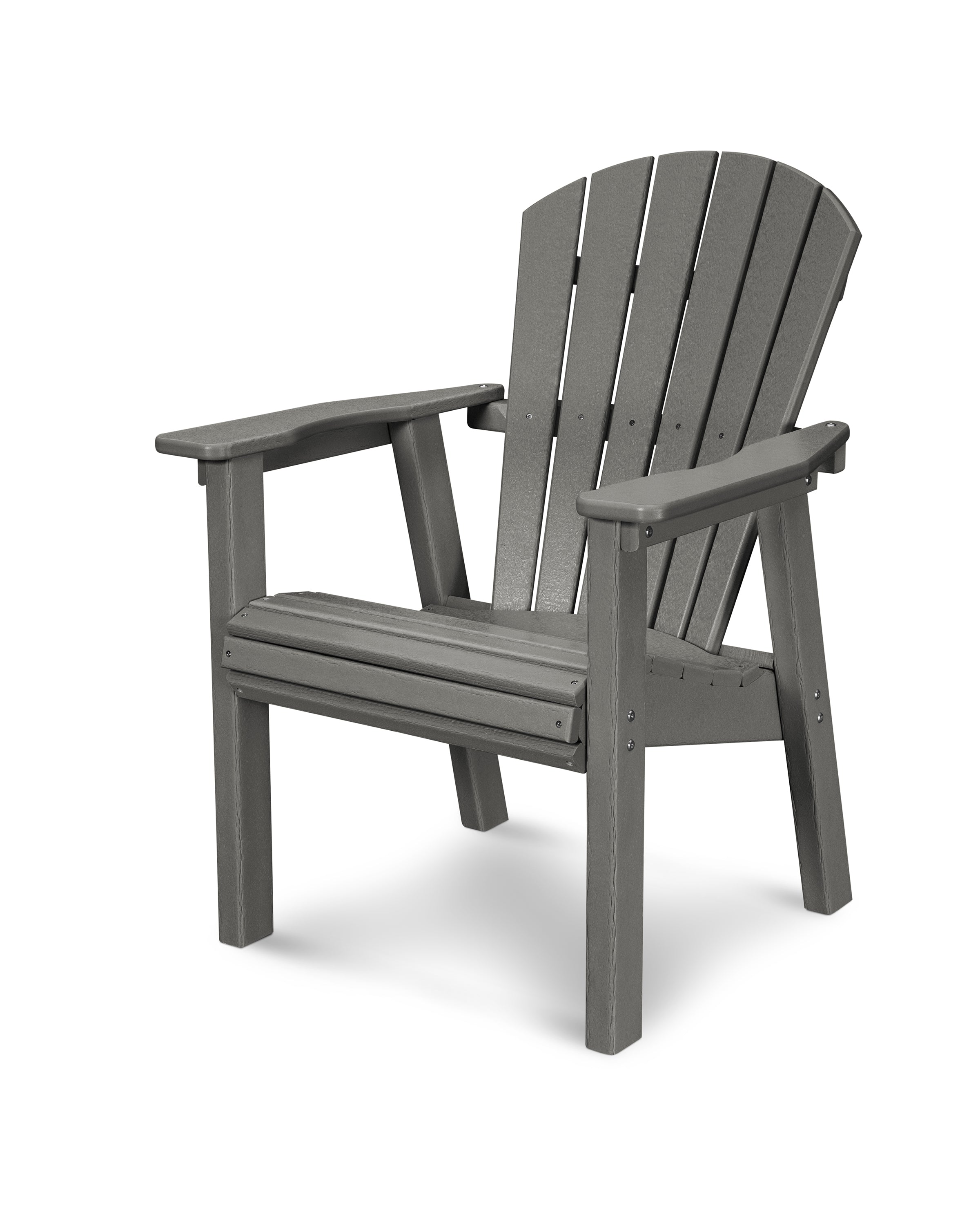 POLYWOOD Seashell Dining Chair - Durable Outdoor Furniture, All-Weather Resin Wicker, Comfortable Patio Seating for Backyard, Deck, Poolside & Garden Use