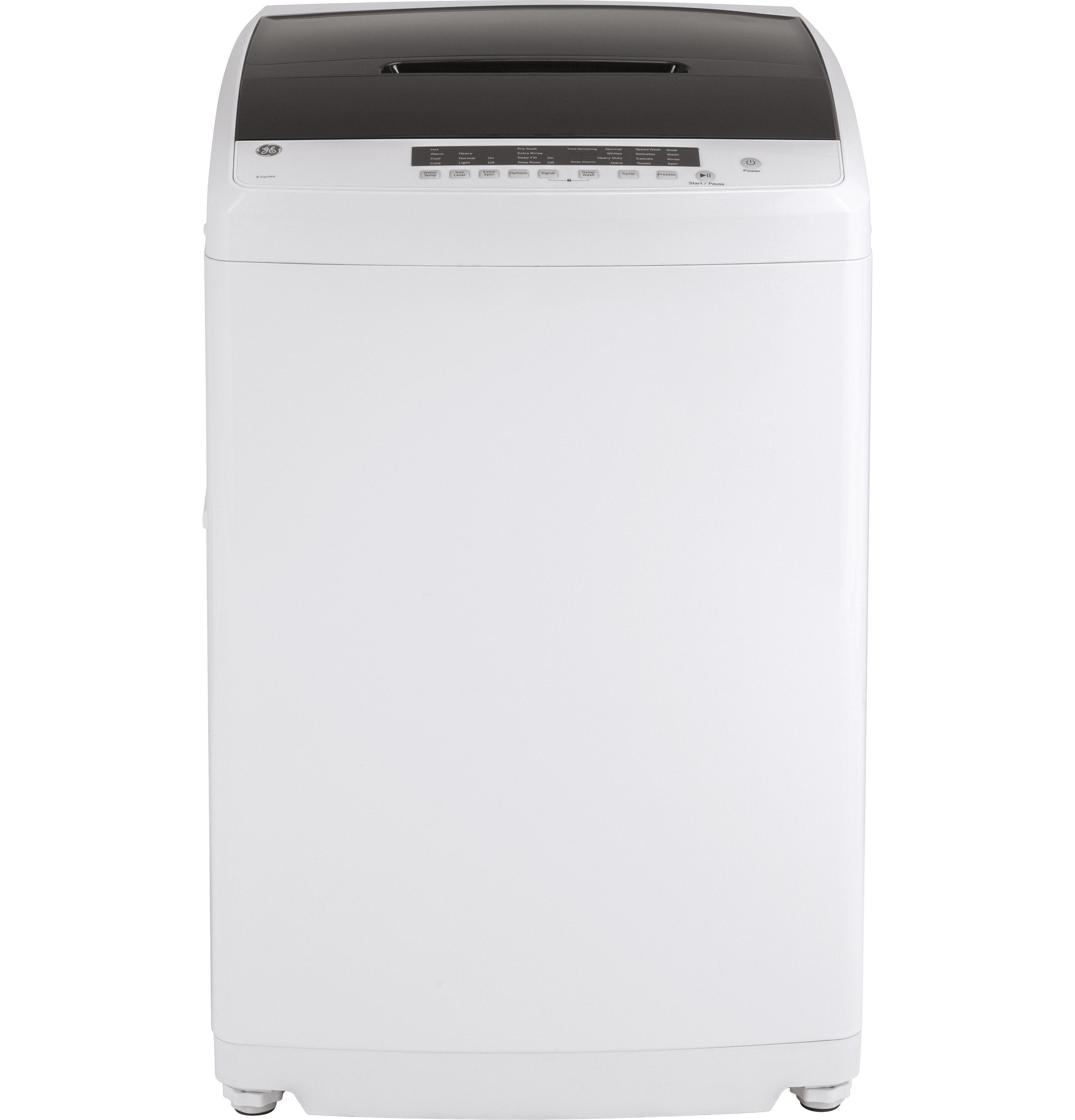 GE GNW128PSMWW 3.3 Cu. Ft. Portable Washing Machine - Compact White Washer for Apartments, RVs & Small Spaces - Ideal for Laundry Rooms, Dorms & Tiny Homes