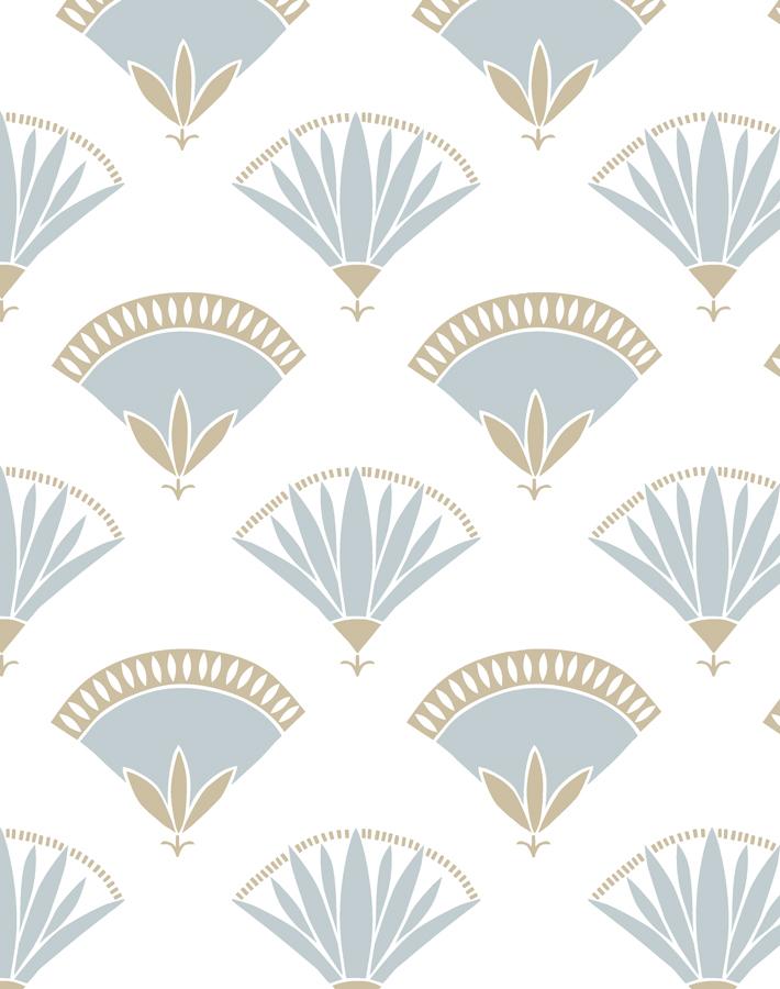 Lotus Papyrus Elephant Wallpaper - Premium Peel and Stick Wall Mural for Nursery, Bedroom & Living Room Decor | Tea Collection