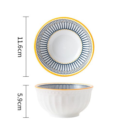 50% Off Clearance Sale - Reusable Printed Bowls & Dishes Set for Home Dining, Party Serving, and Kitchen Decor
