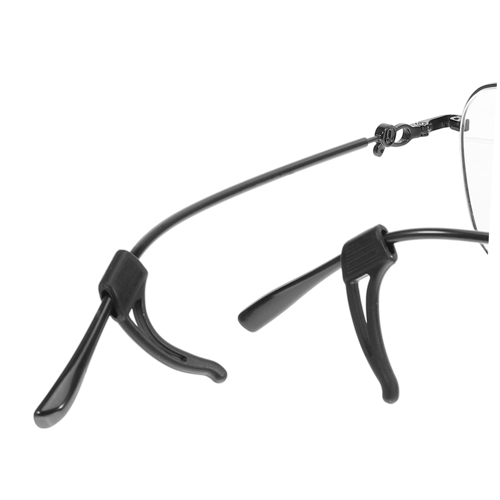 Non-Slip Silicone Glasses Grips - 20 Pairs Anti-Slip Eyewear Ear Hooks for Secure Fit | Comfortable Temple Tips for Reading Glasses, Sunglasses & Safety Goggles | Perfect for Sports, Driving & Daily Wear