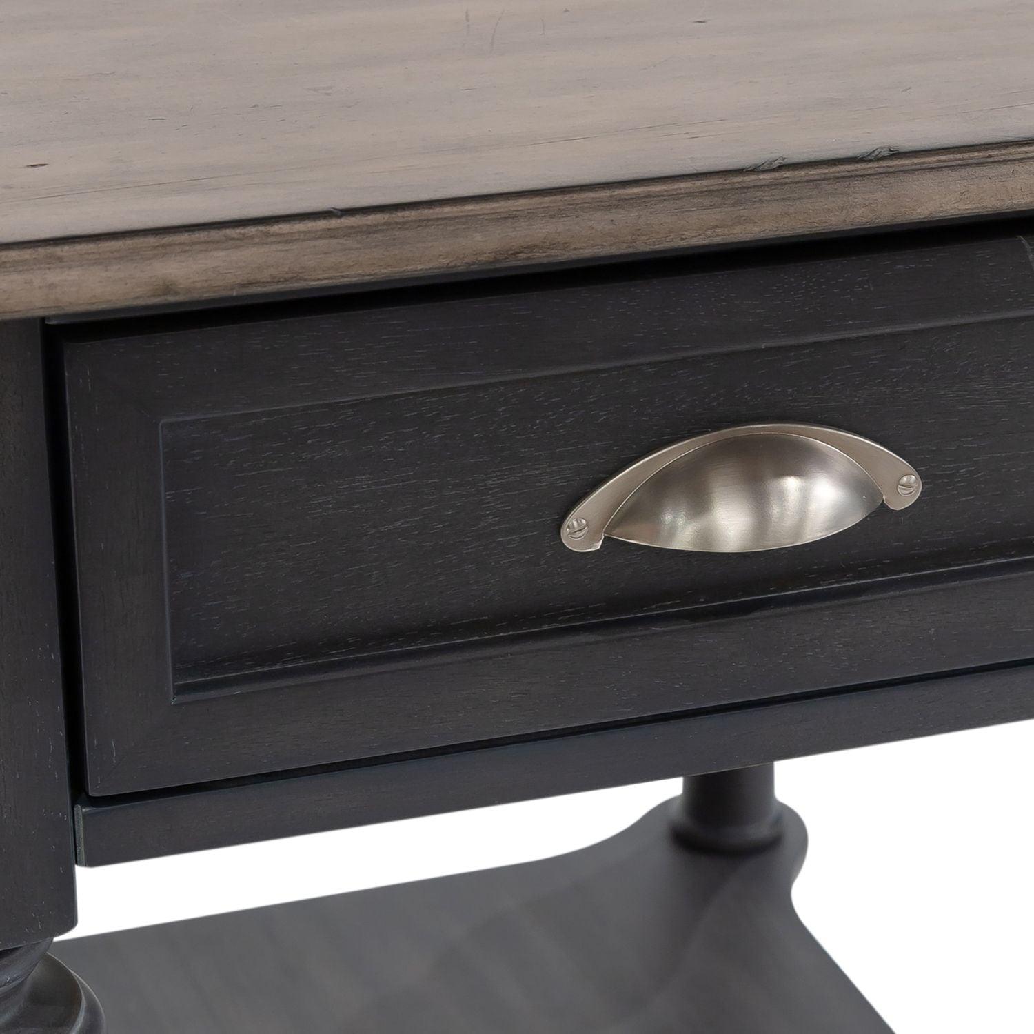 Ocean Isle End Table 303G OT1020 - Modern Side Table with Wooden Finish for Living Room, Bedroom & Office - Perfect for Coffee, Books & Decor