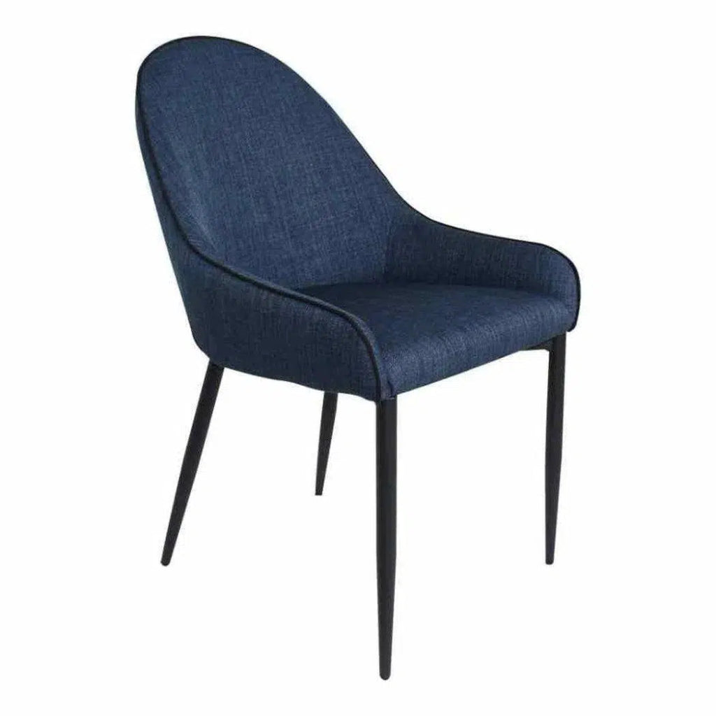 21.5 Inch Dark Blue Dining Chairs Set of 4 - Modern Kitchen & Dining Room Furniture for Home, Restaurant, and Office Use