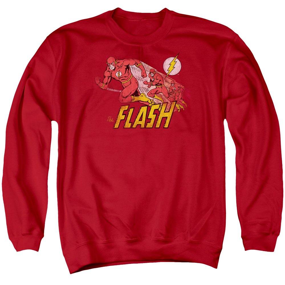 DC Flash Crimson Comet Unisex Crewneck Sweatshirt for Men & Women | Superhero Graphic Hoodie | Casual Wear & Cosplay Costume for Comic Fans