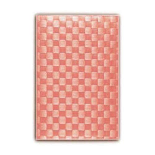 Saleen Retro Rose Rectangular Placemats - Set of 12 Premium Dining Table Mats for Kitchen, Restaurant & Party Decor - Waterproof & Heat Resistant
