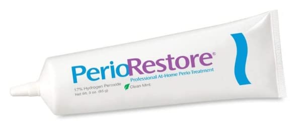Ounce Tube Periodontal Treatment Gel - Hydrogen Peroxide Oral Cleansing Gel for Teeth Whitening & Gum Health, Mint Flavor (No Boil & Bite Trays) | Perfect for Daily Oral Care & Dental Hygiene Routine