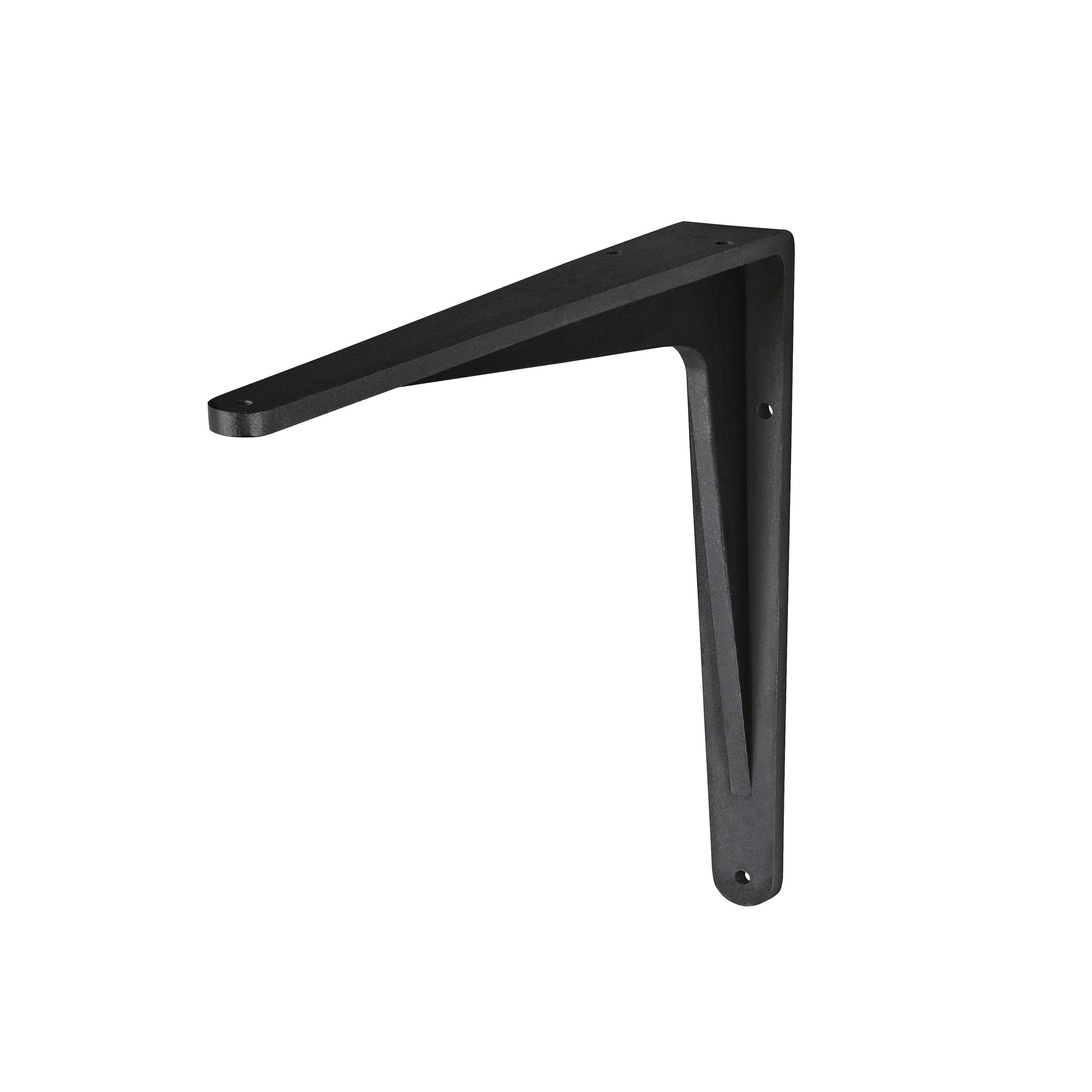 Heavy Duty HERAKLES Shelf Bracket - 6 Inch Steel L Brackets for Floating Shelves, Wall Mounted Shelving (Set of 4) - Perfect for Home Storage, Garage Organization & DIY Bookshelf Projects